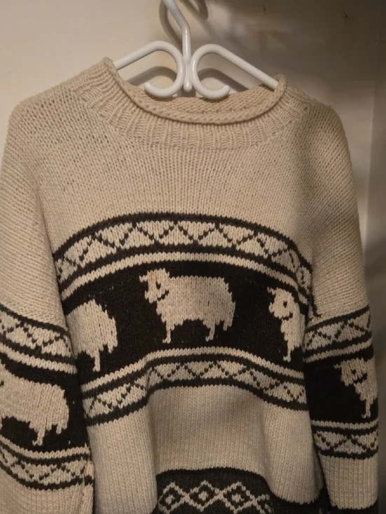 Wool Cow Sweater - Picture 1 of 2